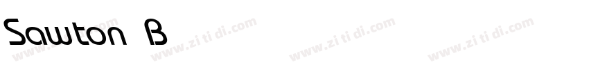 Sawton Bauhaus Thin字体转换 Sawton Bauhaus Thin字体转换